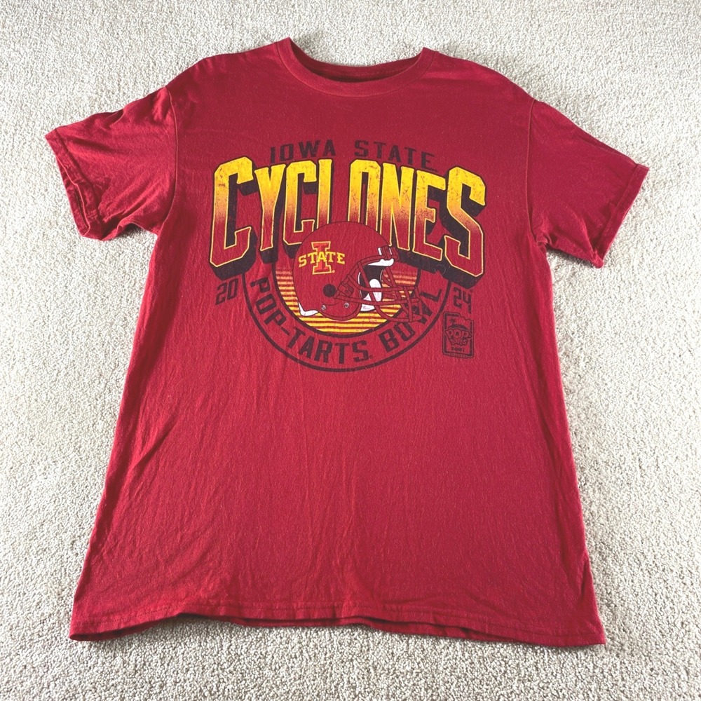 Blue 84 Iowa State Cyclones Shirt Womens Medium Red Pop-Tarts Bowl